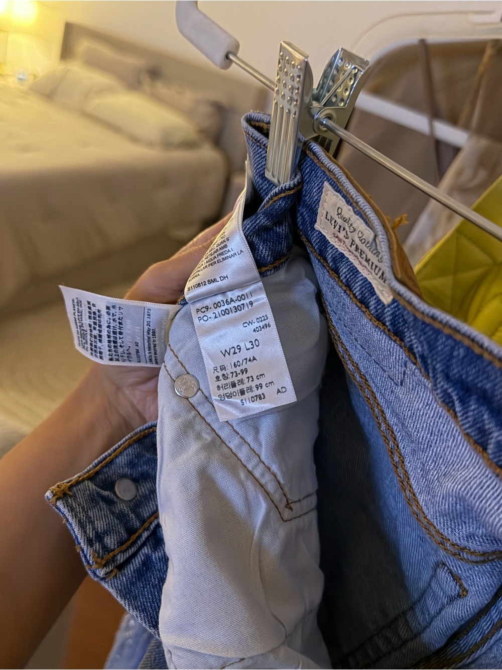 501® Curve Embellished High Waist Straight Leg Jeans - Picture 7 of 8